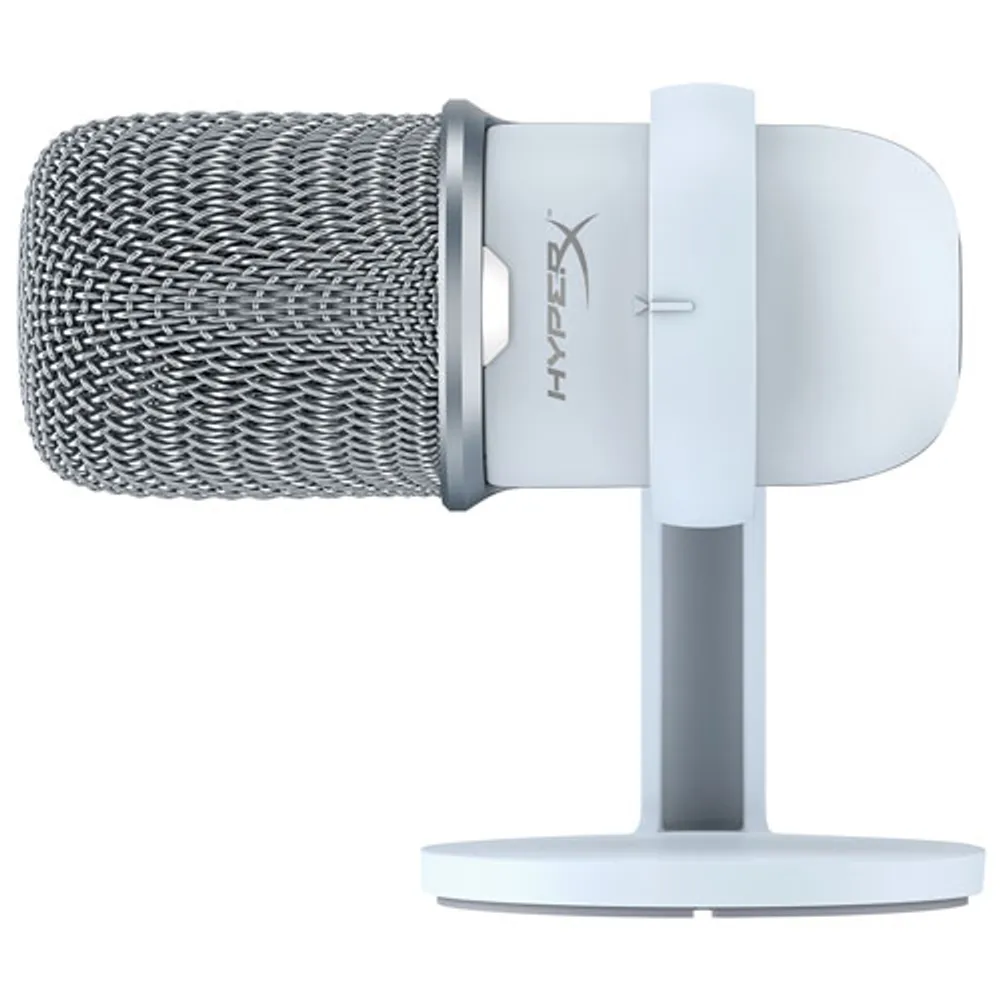 HyperX SoloCast Gaming USB Condenser Microphone - White