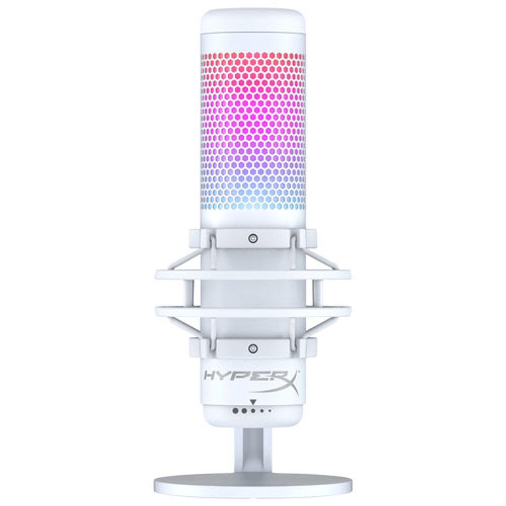 HyperX QuadCast S USB Condenser Microphone - White