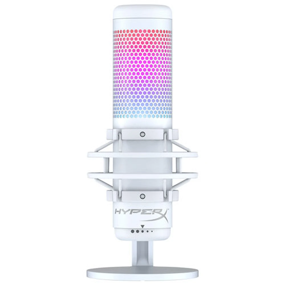 HyperX QuadCast S USB Condenser Microphone - White