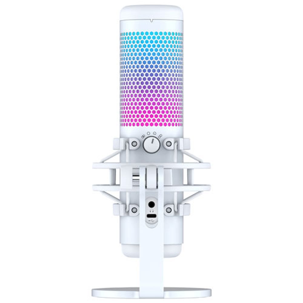 HyperX QuadCast S USB Condenser Microphone - White