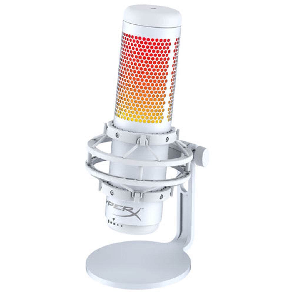 HyperX QuadCast S USB Condenser Microphone - White