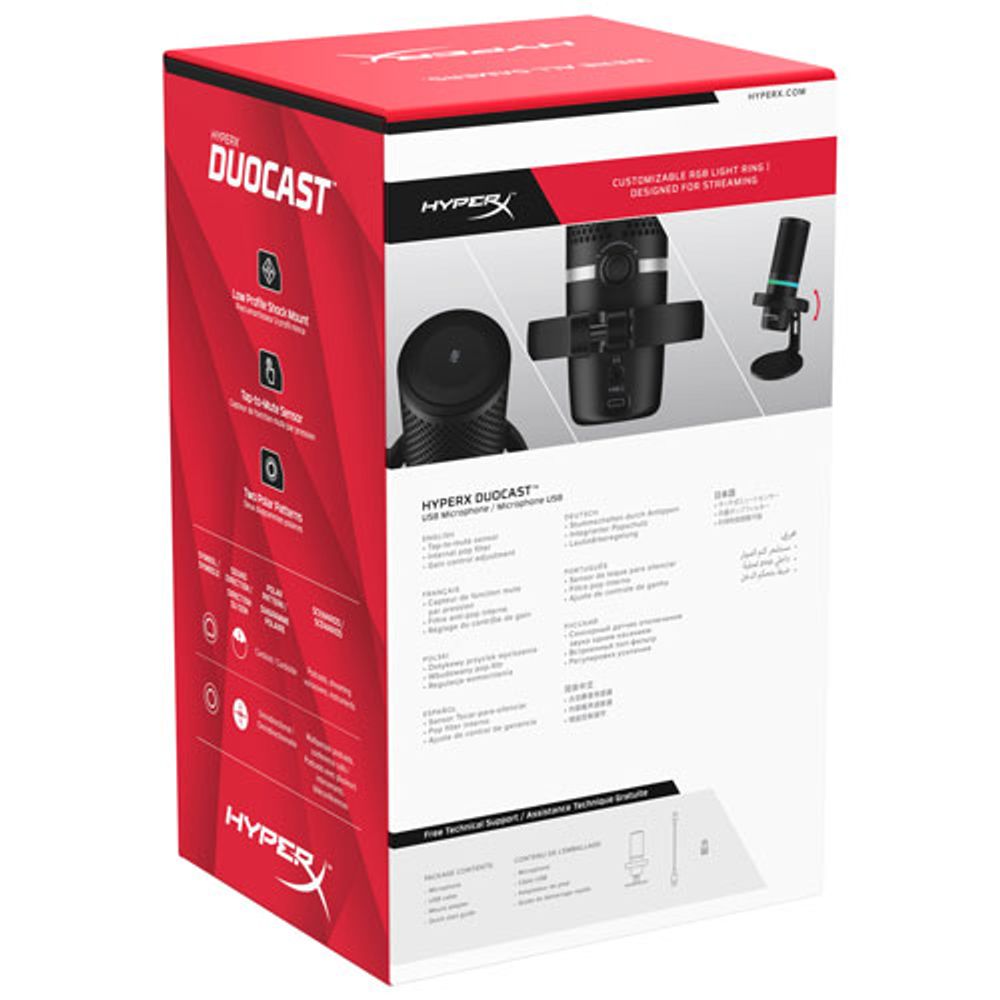 HyperX DuoCast USB Microphone - Black - Only at Best Buy