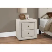 Monarch Contemporary 2-Drawer Nightstand