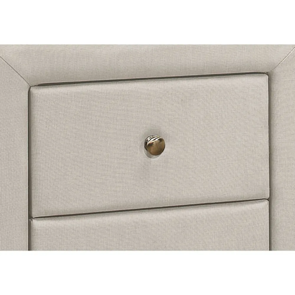 Monarch Contemporary 2-Drawer Nightstand