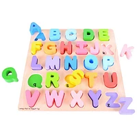 Bigjigs Toys Wooden Uppercase Alphabet Puzzle