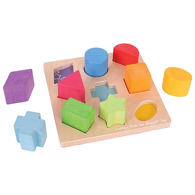 Bigjigs Toys Wooden First Shapes Sorter