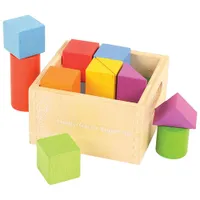 Bigjigs Toys Wooden First Building Blocks