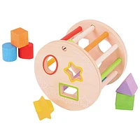 Bigjigs Toys Wooden First Rolling Shape Sorter