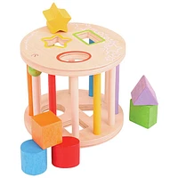 Bigjigs Toys Wooden First Rolling Shape Sorter