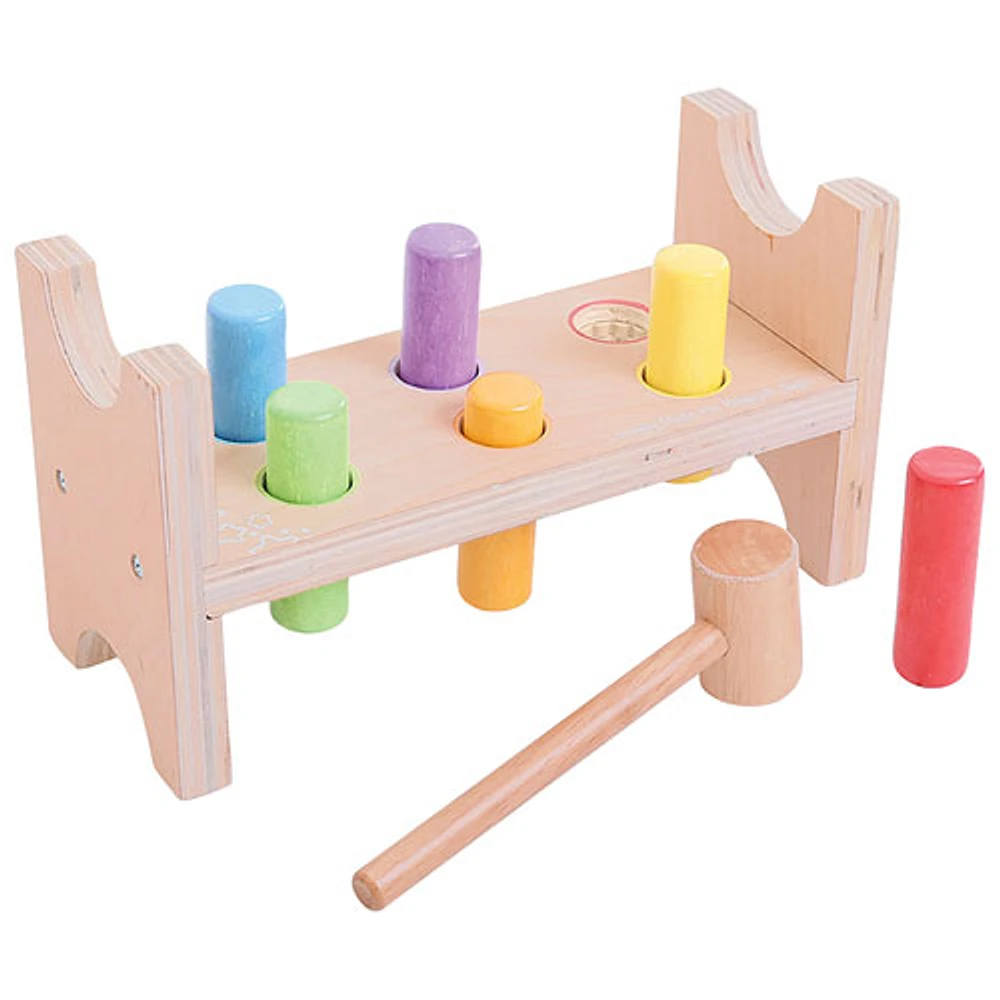 Bigjigs Toys Wooden First Hammer Bench