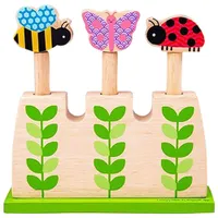 Bigjigs Toys Wooden Garden Pop-Up Toy