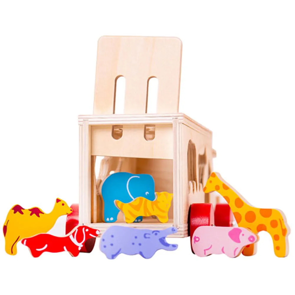 Bigjigs Toys Wooden Animal Shape Lorry