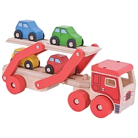 Bigjigs Toys Wooden Transporter Lorry