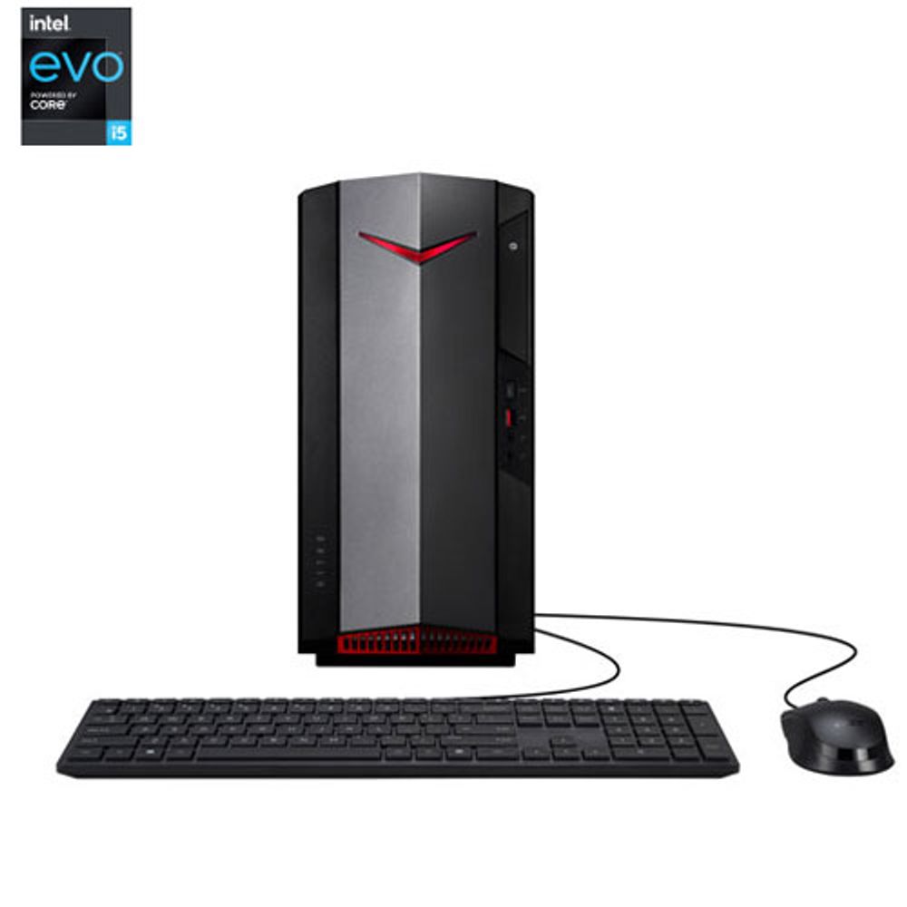 Acer Nitro N50 Gaming PC (Intel Ci5-12400F/1TB HDD/512GB SSD/12GB RAM/RTX 3050/Windows 11)