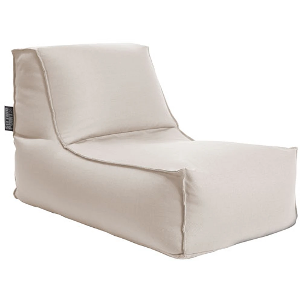 Alpine Contemporary Olefin Bean Bag – Beige