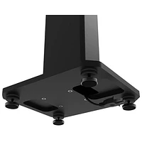 Supports de haut-parleurs remplissables de Kanto (SX26) - Noir