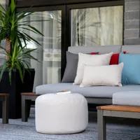 Gouchee Home Soleil Polyester Pouf