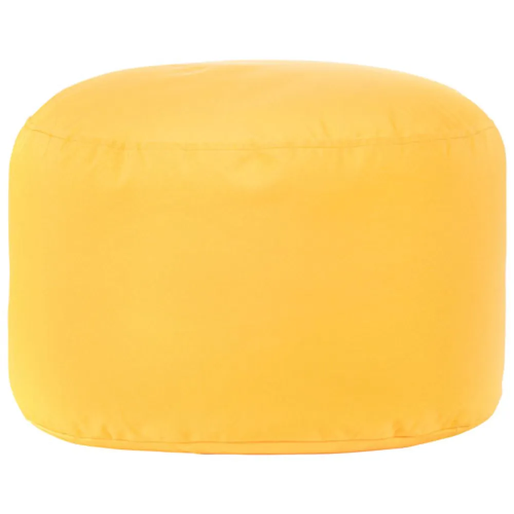 Pouf en polyester Soleil de Gouchee Home - Jaune