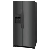 Frigidaire 33" 22.3 Cu. Ft. Side-By-Side Refrigerator with Ice & Water Dispenser (FRSS2323AD) - Black Stainless Steel