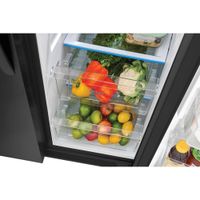 Frigidaire 33" 22.3 Cu. Ft. Side-By-Side Refrigerator with Ice & Water Dispenser (FRSS2323AD) - Black Stainless Steel