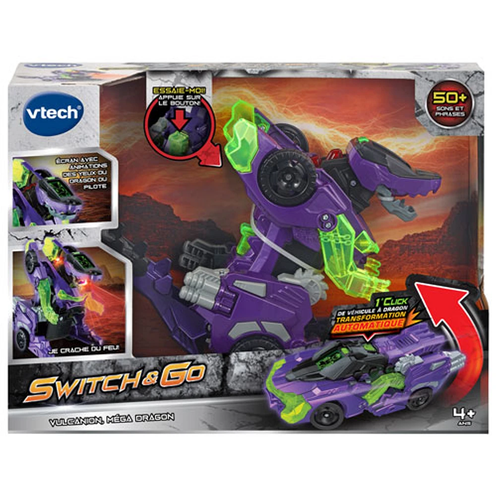 VTech Switch & Go Mega Dragon Roadhog - French