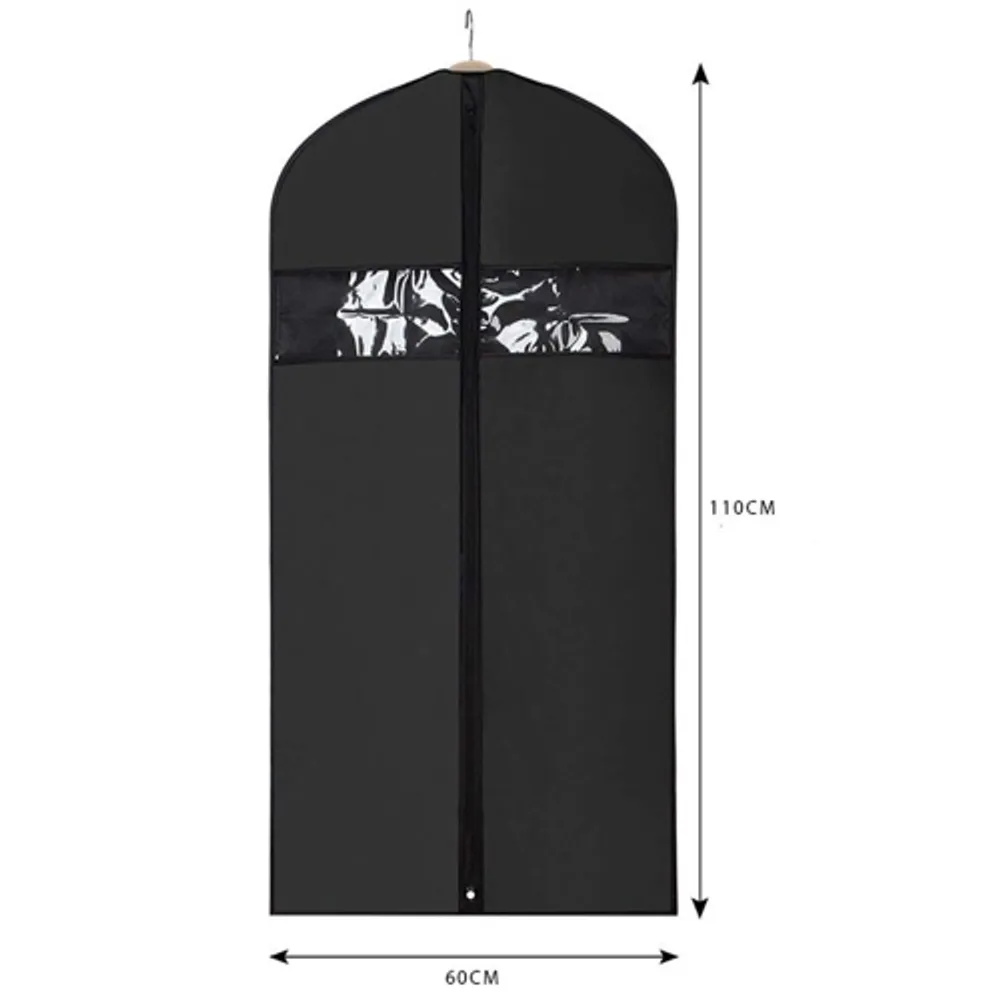 Costway 2 in 1 Duffel Garment Bag Hanging Suit Travel Bag w/ Shoe  Compartment & Strap Black