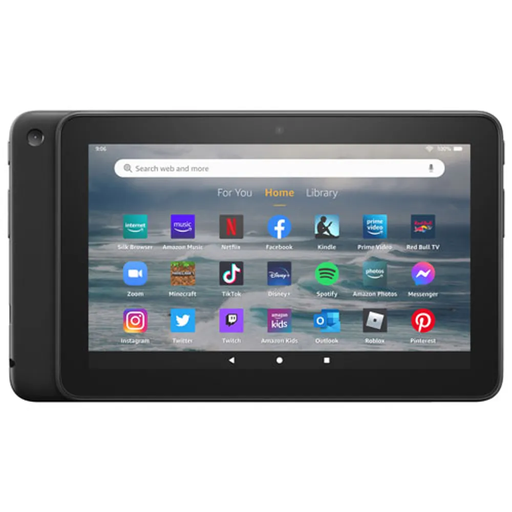 Tablette 7 po 32 Go FireOS Amazon Fire 7 avec processeur quadruple coeur MTK/MT8168 - Noir