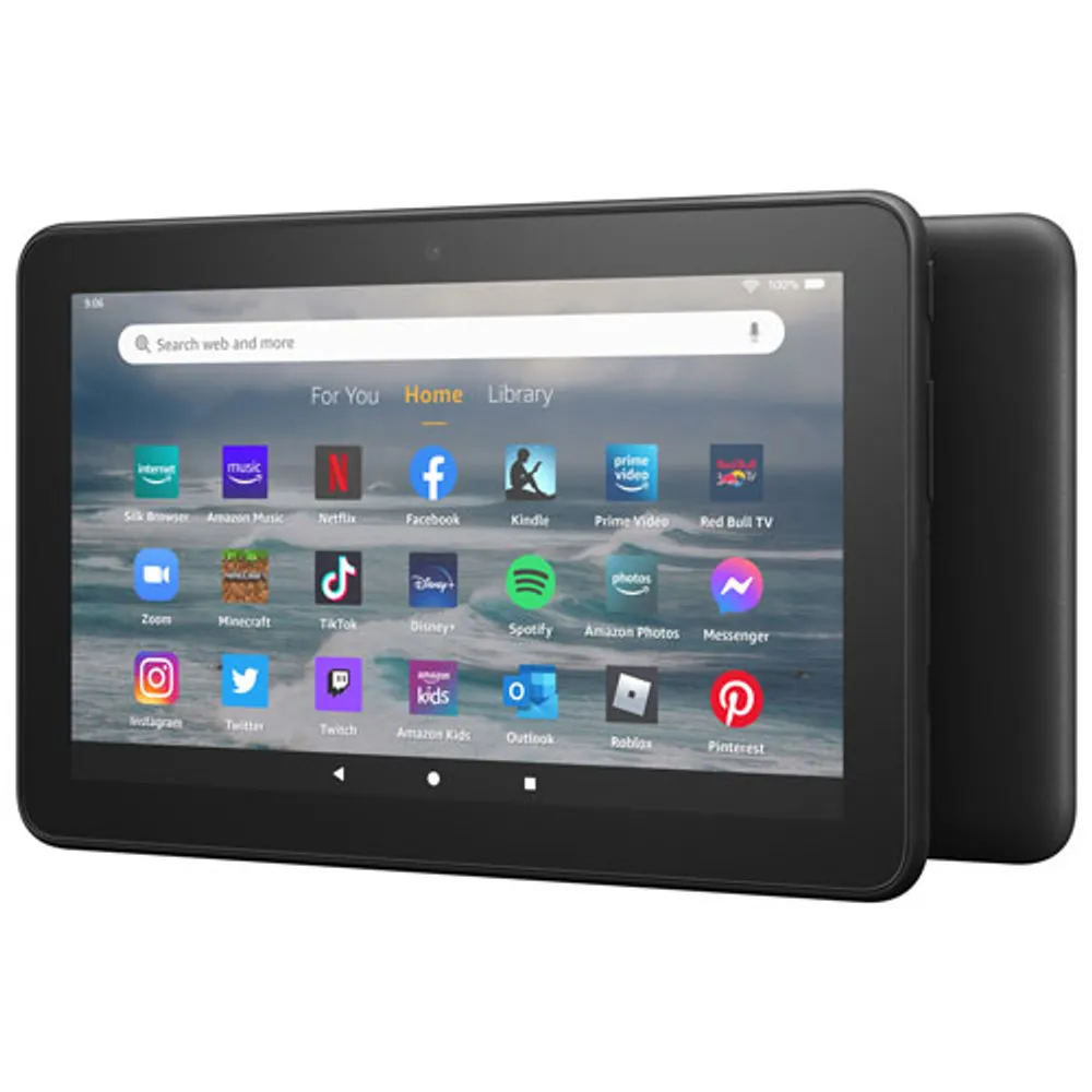 Tablette 7 po 32 Go FireOS Amazon Fire 7 avec processeur quadruple coeur MTK/MT8168 - Noir