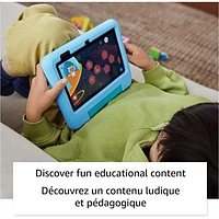 Tablette 7 po 16 Go FireOS Fire 7 Kids (2022) d'Amazon à processeur quadruple coeur MTK/MT8168 - Violet