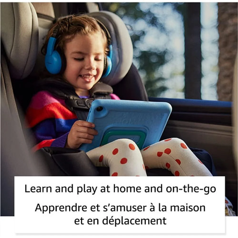 Amazon Fire 7 Kids Edition (2022) 7" 16GB FireOS Tablet with MTK/MT8168 4-Core Processor - Purple