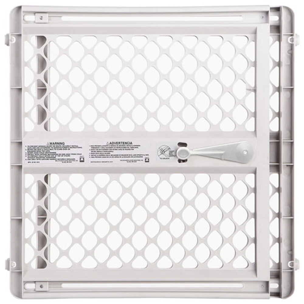 North States Supergate Classic Pressure-Mounted Safety Gate - Light Grey