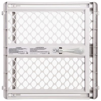 North States Supergate Classic Pressure-Mounted Safety Gate - Light Grey