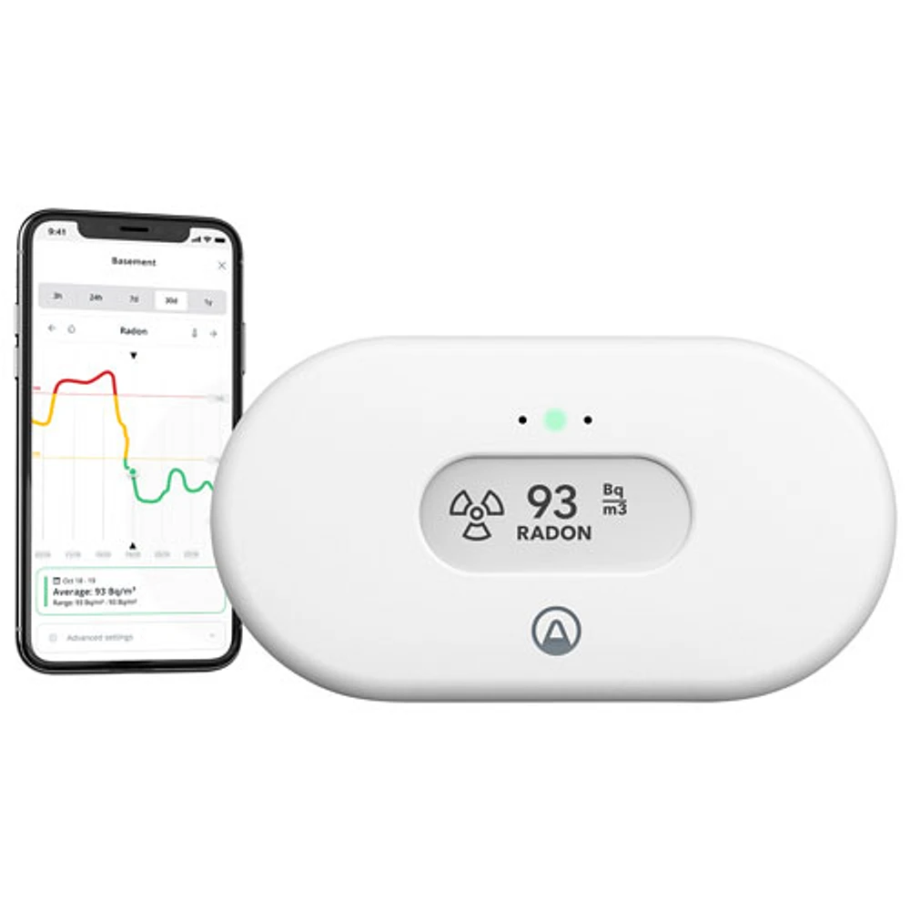 Moniteur de radon View Smart d'Airthings