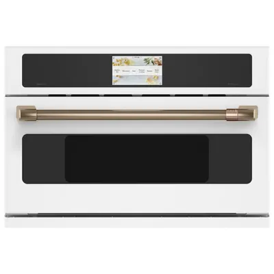 Café 30" 1.7 Cu. Ft. True Convection Electric Wall Oven (CSB913P4NW2) - Matte White