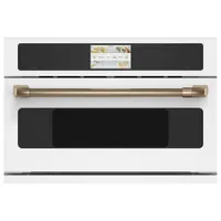 Café 30" 1.7 Cu. Ft. True Convection Electric Wall Oven (CSB913P4NW2) - Matte White