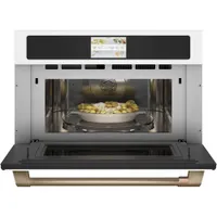 Café 30" 1.7 Cu. Ft. True Convection Electric Wall Oven (CSB913P4NW2) - Matte White