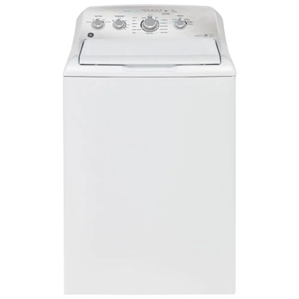 GE 5.0 Cu. Ft. High Efficiency Top Load Washer (GTW550BMRWS) - White - Open Box - Perfect Condition