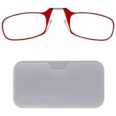 ThinOptics White Pod & Reading Glasses with +2.5 Lens Strength