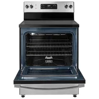 Insignia 30" 5.0 Cu. Ft. Freestanding Electric Range (NS-RGRCESS3-C) - Stainless Steel - Only at Best Buy