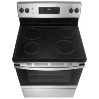 Insignia 30" 5.0 Cu. Ft. Freestanding Electric Range (NS-RGRCESS3-C) - Stainless Steel - Only at Best Buy