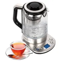 Bouilloire programmable avec infuseur à thé de Cuisinart - 1,7 l - Verre/Acier inoxydable