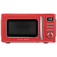 Galanz Retro 0.7 Cu.FT. Microwave (GLCMKZ07RDR07) - Hot Rod Red