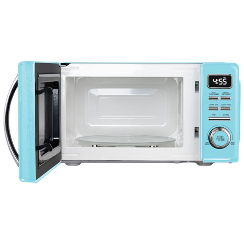 Galanz Retro 0.7 Cu.FT. Microwave (GLCMKZ07BER07) - Bebop Blue