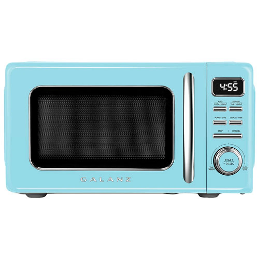 Four à micro-ondes Retro 0,7 pi³ de Galanz (GLCMKZ07BER07) - Bleu bebop