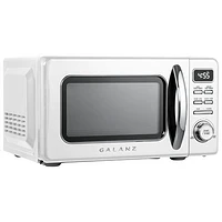 Four à micro-ondes Retro 0,7 pi³ de Galanz (GLCMKZ07WER07) - Blanc lait frappé