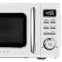 Galanz Retro 0.7 Cu.FT. Microwave (GLCMKZ07WER07) - Milkshake White