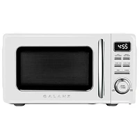 Galanz Retro 0.7 Cu.FT. Microwave (GLCMKZ07WER07) - Milkshake White