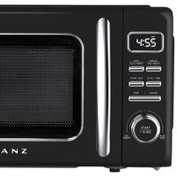 Galanz Retro 0.7 Cu.FT. Microwave (GLCMKZ07BKR07) - Vinyl Black