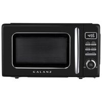 Galanz Retro 0.7 Cu.FT. Microwave (GLCMKZ07BKR07) - Vinyl Black