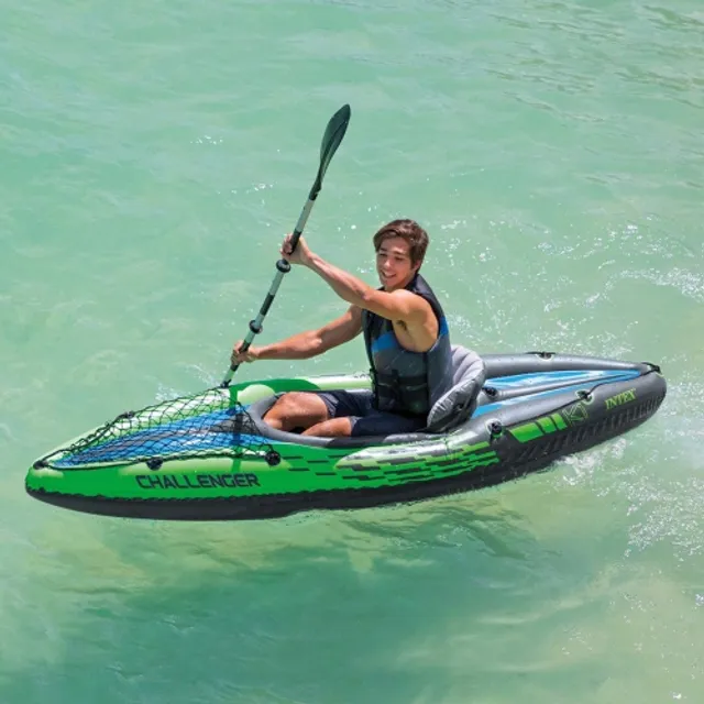 Intex Challenger Kayak Inflatable Set with Aluminum Oars